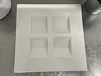 Rak porcelain - tarragon "design by vavro" - vierkant 4-vaksbord (30x30 cm) (14x) - afbeelding 6 van  6