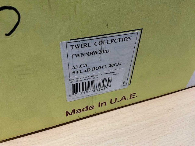 Rak twirl gekleurde kommen (9x) - afbeelding 6 van  6