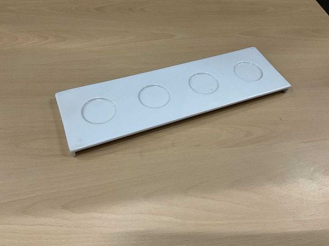 Rak vavro rechthoekige amuseborden (38x) - afbeelding 1 van  5