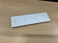 Rak vavro rechthoekige amuseborden (38x) - afbeelding 2 van  5