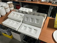Rak vavro rechthoekige amuseborden (62x) - afbeelding 5 van  5