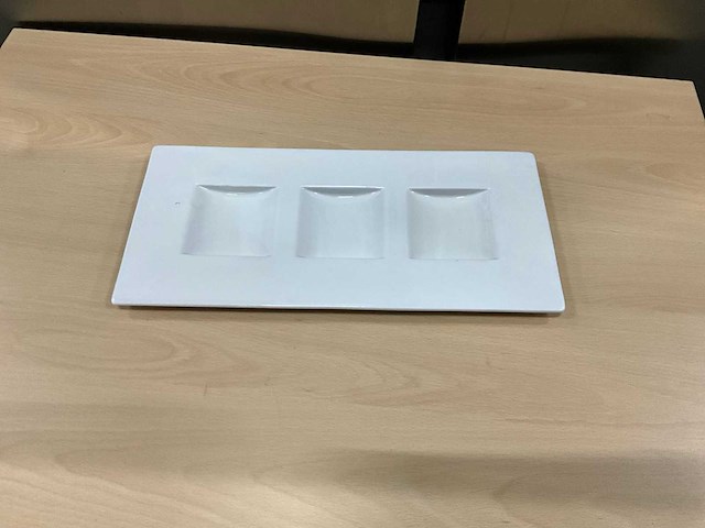 Rak vavro rechthoekige amuseborden (62x) - afbeelding 1 van  5