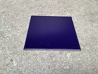 Rako dark blue mat wandtegel 14,8x14,8 cm 22 m² - afbeelding 3 van  5