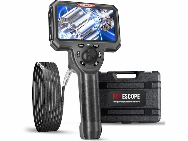 Ralcam endoscoop camera 6.0mm 360° inspectie camera met licht 5.0" hd 720p leiding camera - afbeelding 1 van  5