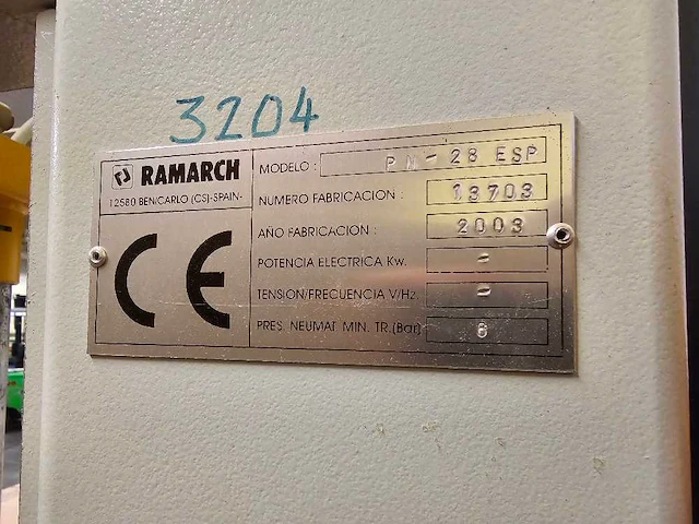 Ramarch - 2003 - pn-28 esp - framepers - afbeelding 2 van  8