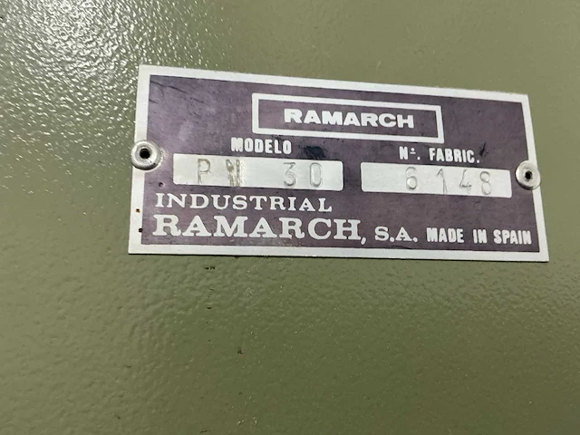 Ramarch pn30 (corpus) kasten persmachine - afbeelding 9 van  17