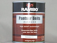 Rambo pantser beits dekkend - 0,75 liter - monumentenwit - afbeelding 1 van  1