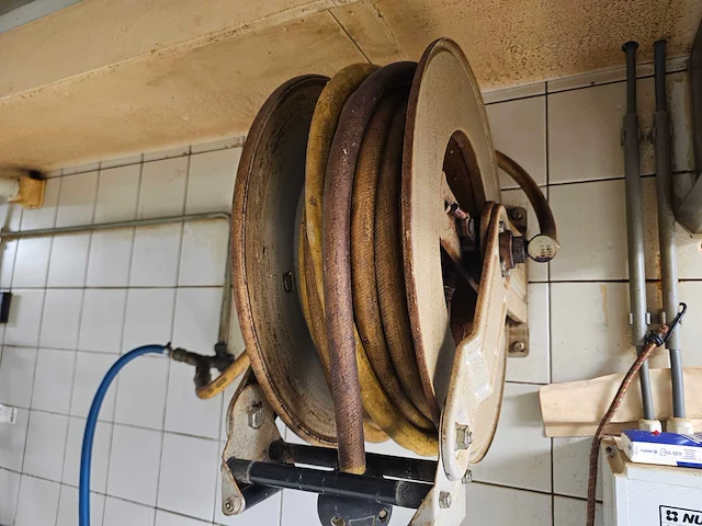 Ramex - pneumatische luchtslanghaspel met luchtpistool - afbeelding 1 van  5