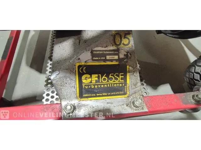 Ramfan turbo ventilator honda , gc 160 5.0hp motor - afbeelding 6 van  10