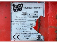 Rammer 1533 hydraulische sloophamer - afbeelding 6 van  7