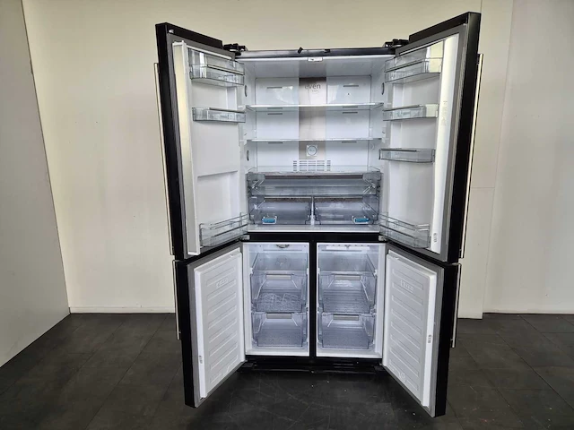Rangemaster rsxsdl21bl amerkikaanse koelkast 185cm zwart - afbeelding 2 van  4