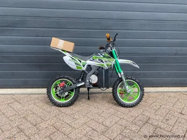 Ranger 350w elektrische mini crossmotor (groen) - afbeelding 2 van  4