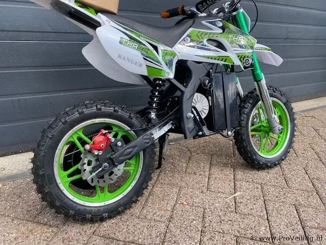Ranger 350w elektrische mini crossmotor (groen) - afbeelding 3 van  4