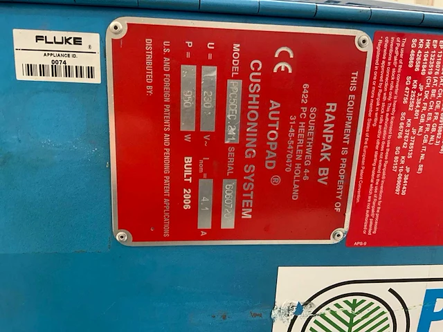Ranpak papierkussen machine - afbeelding 6 van  11