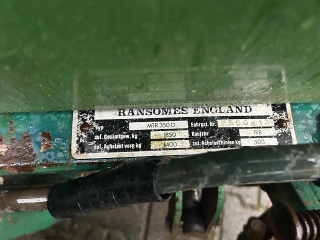 Ransomes mtr 350d grasmaaier - afbeelding 7 van  7