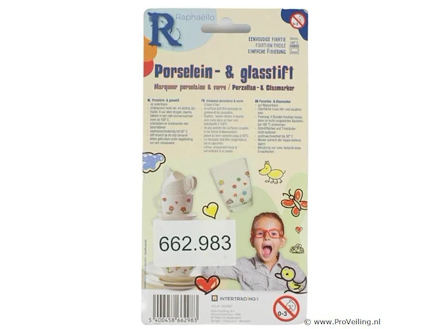 Raphaëllo porcelein en glas stiften - afbeelding 2 van  2