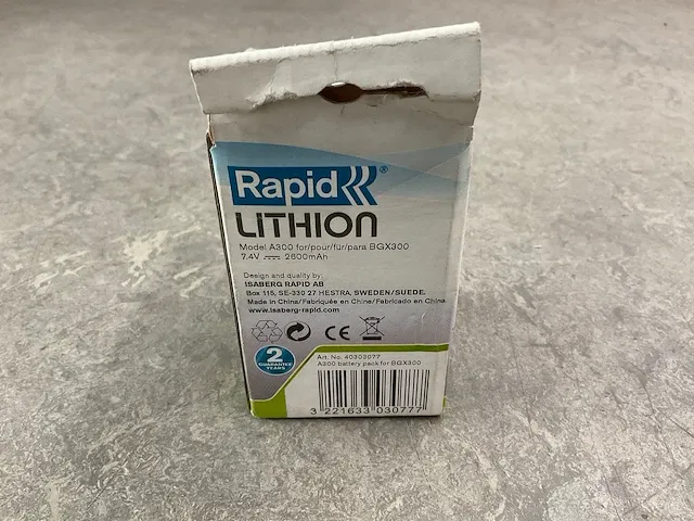 Rapid - a300 - accu (3x) - afbeelding 5 van  5