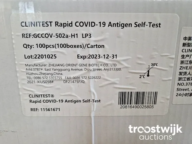 Rapid antigen self-test - afbeelding 5 van  6