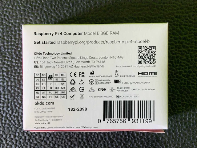 Raspberry pi 4 computer (40x) - afbeelding 3 van  4