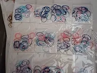 Rastaelastiekjes op kaart ruim 1000 stuks op kaart 30 kaarten - afbeelding 10 van  11
