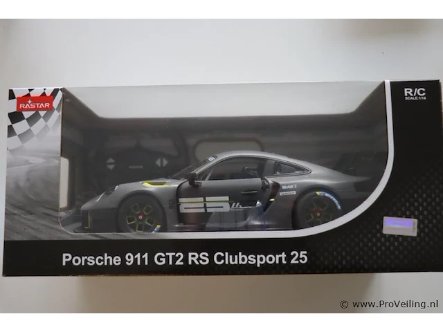 Rastar bestuurbare auto - porsche 911 gt2 rs clubsport - afbeelding 1 van  5