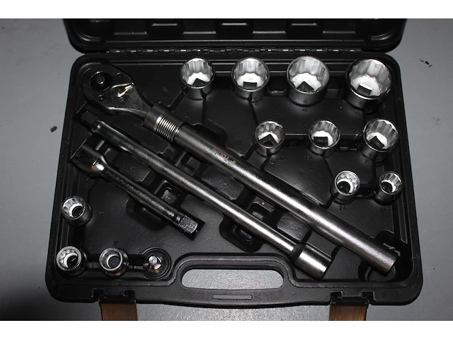Ratelset f tools 19 - 50 mm in kunststof koffer. - afbeelding 2 van  2