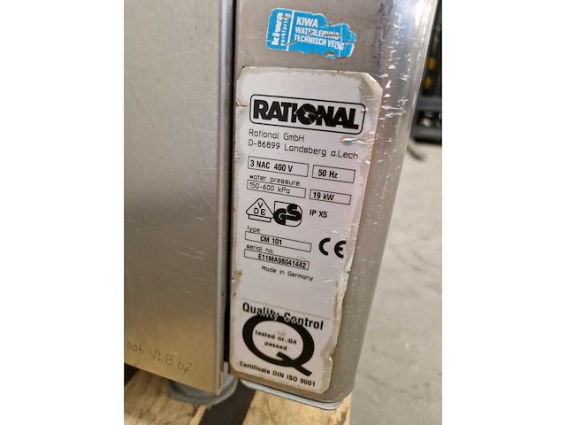 Rational - cm 101 - 10 x 1/1gn - combisteamer - afbeelding 4 van  4