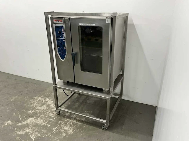 Rational - cm 101 - combisteamer in mobiel rvs frame - afbeelding 1 van  9