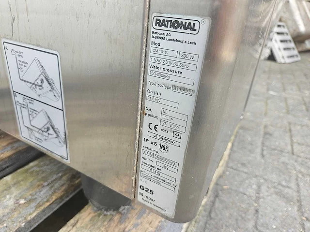 Rational - cm 101g - combisteamer - afbeelding 5 van  5