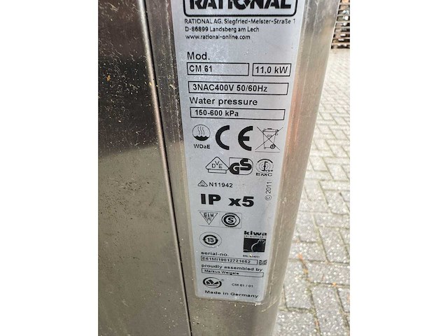 Rational - duo cm combimaster - combisteamer - afbeelding 5 van  5