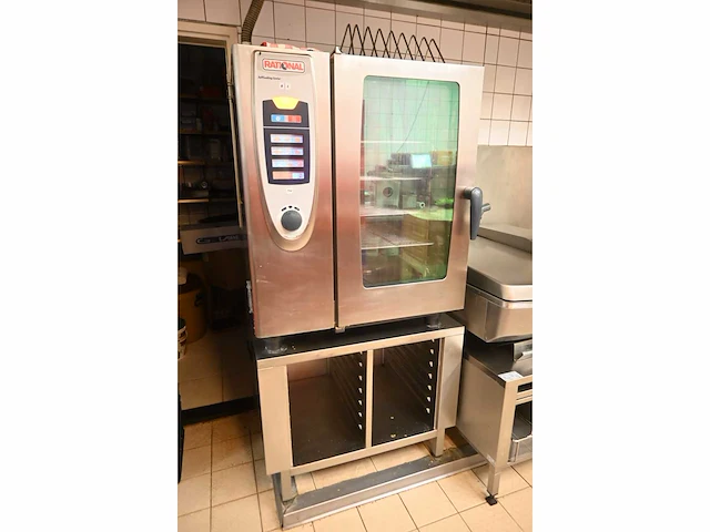 Rational - scc 101g - rvs combisteamer met rvs onderstel - afbeelding 2 van  5