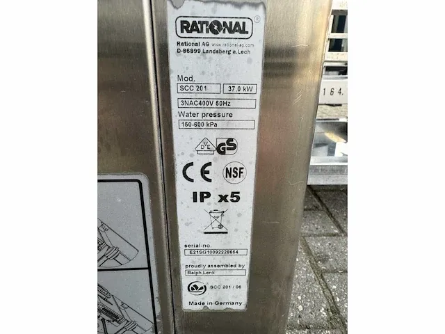 Rational - scc 201 - combisteamer - afbeelding 9 van  9