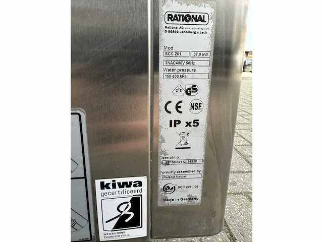 Rational - scc 201 - combisteamer - afbeelding 9 van  9