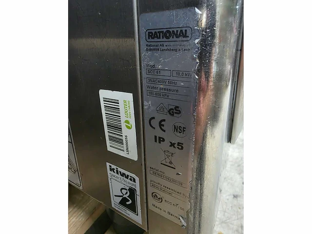 Rational - scc 61 - selfcookingcenter combisteamer - afbeelding 8 van  11