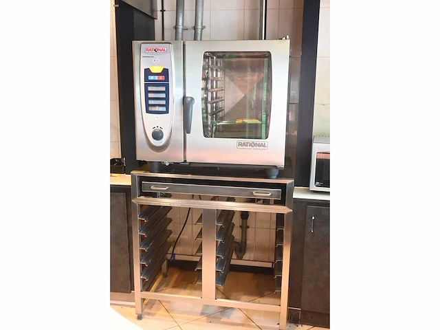 Rational - scc 61g - rvs combisteamer met rvs onderstel - afbeelding 2 van  12