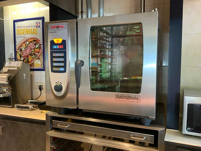 Rational - scc 61g - rvs combisteamer met rvs onderstel - afbeelding 1 van  12
