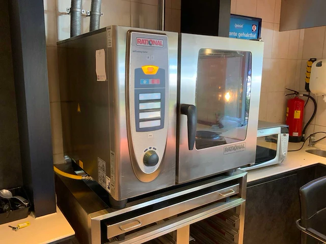 Rational - scc 61g - rvs combisteamer met rvs onderstel - afbeelding 7 van  12