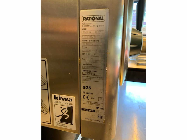 Rational - scc 61g - rvs combisteamer met rvs onderstel - afbeelding 12 van  12