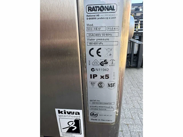Rational - scc self cooking center 5 senses - combisteamer - afbeelding 8 van  8