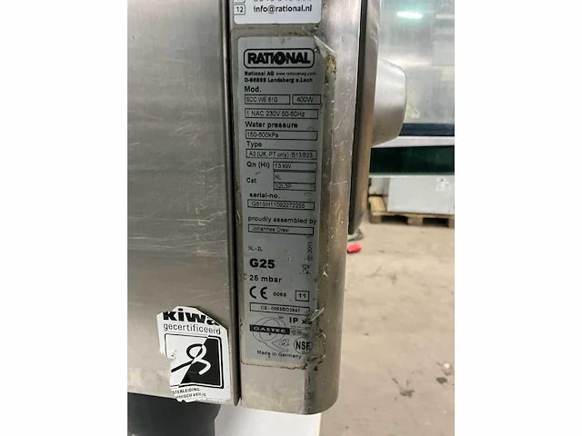 Rational - scc we 61g - combisteamer - afbeelding 2 van  10