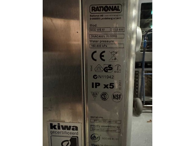 Rational - scc we self cooking center - combisteamer - afbeelding 6 van  6
