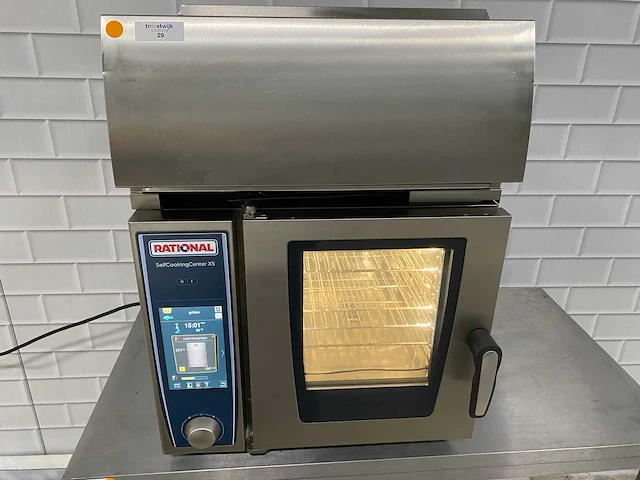 Rational - self cooking center xs 6 2/3e - combisteamer met ultravent condensatiekap - afbeelding 1 van  9