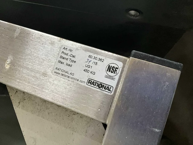 Rational 60.30.362 combisteamer onderstel - afbeelding 5 van  5