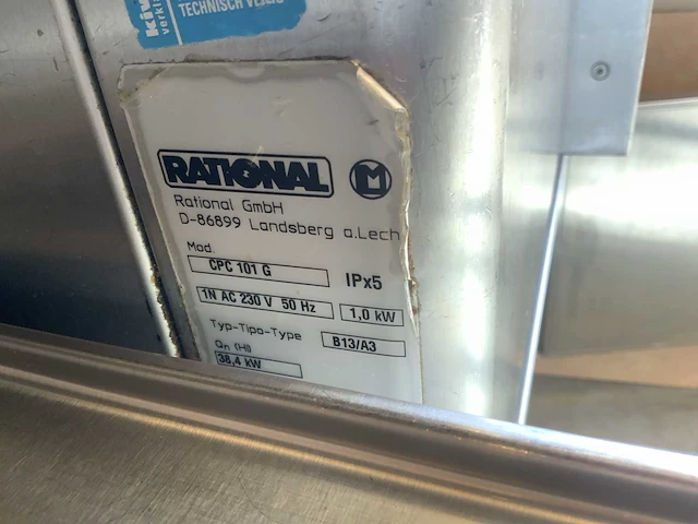 Rational climaplus combi cpc 101g combisteamer met onderkast - afbeelding 2 van  45