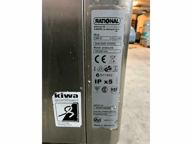 Rational cmp 61 combisteamer - afbeelding 7 van  9