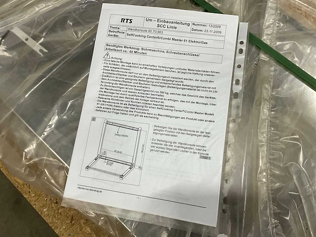 Rational combisteamer muurbeugel - afbeelding 5 van  7