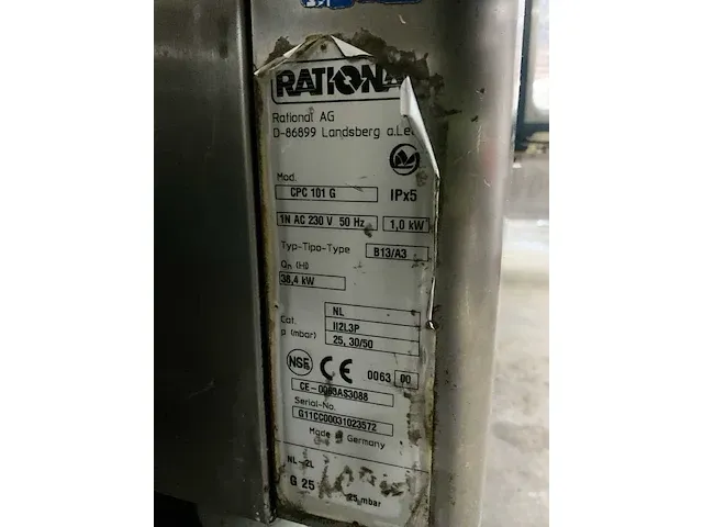 Rational cpc 101 g combisteamer - afbeelding 7 van  7