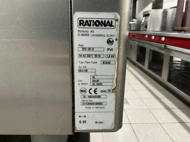 Rational cpc 101 g combisteamer - afbeelding 8 van  9