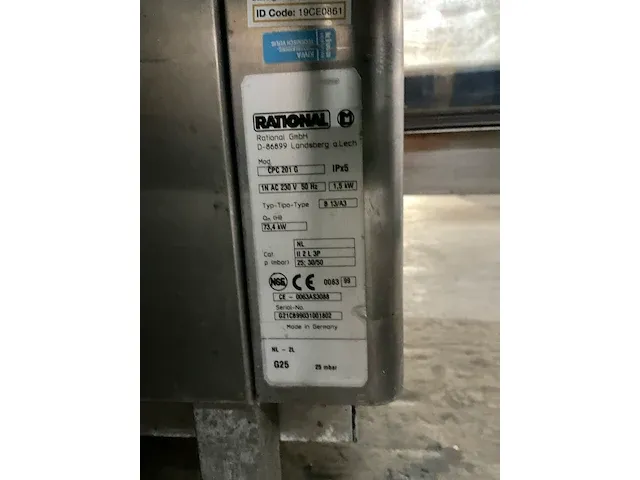 Rational cpc 201 g combisteamer - afbeelding 4 van  12