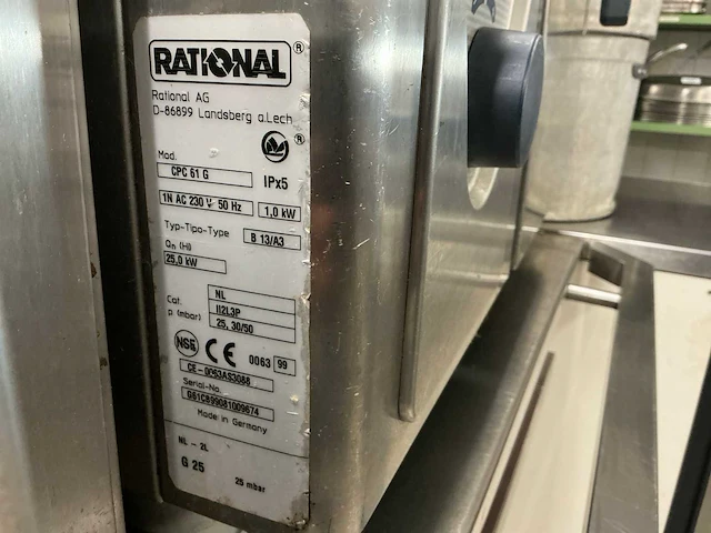 Rational cpc 61 g combisteamer - afbeelding 6 van  6